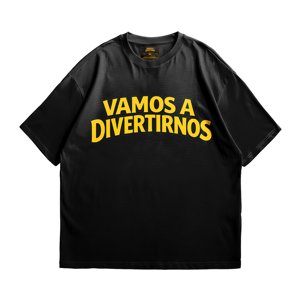 VAMOS A DIVERTIRNOS OVERSIZED T-SHIRT